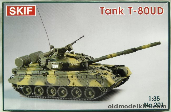 Skif 1/35 T-80UD Main Battle Tank - (T80), 201 plastic model kit